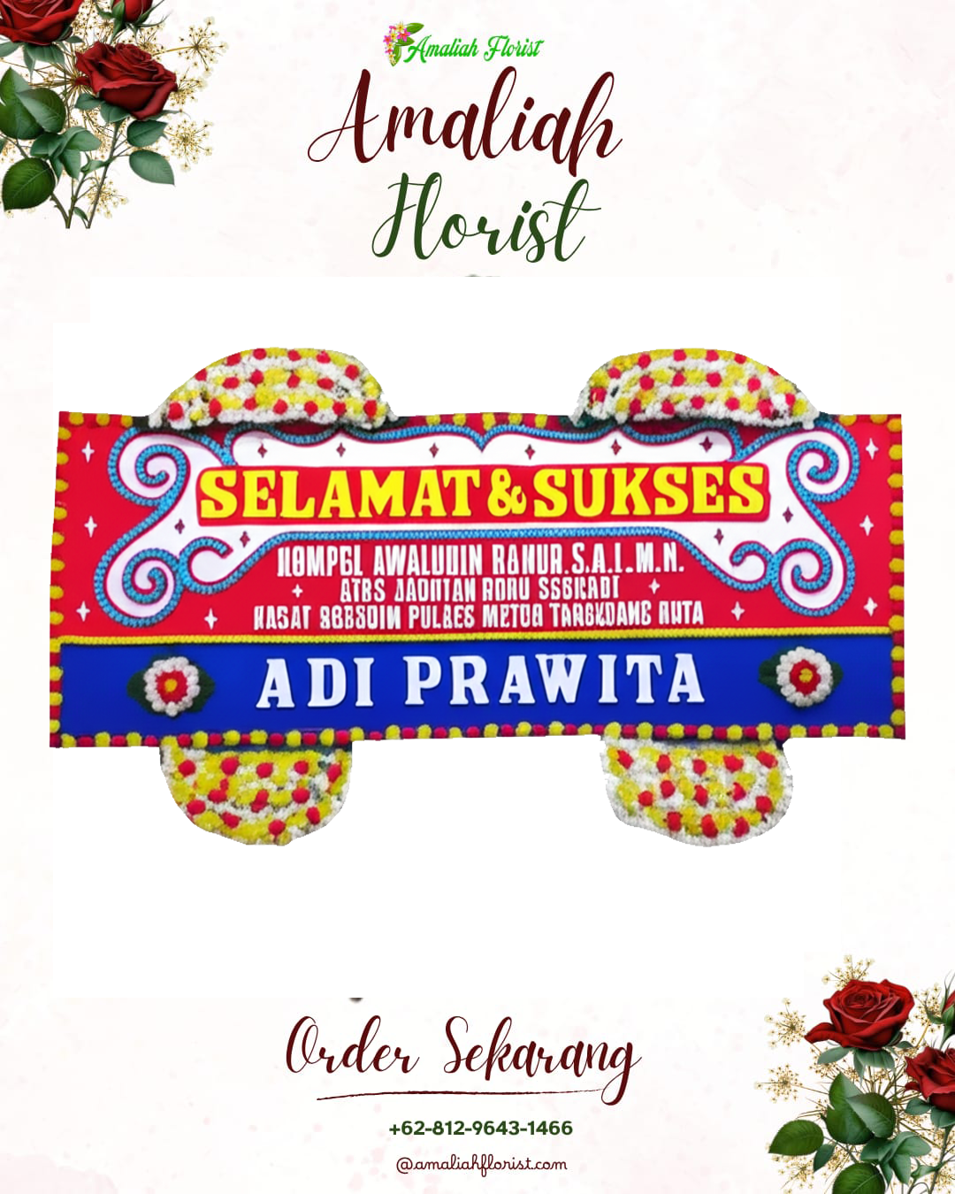 Papan Bunga Ucapan Selamat Bukit Kecil